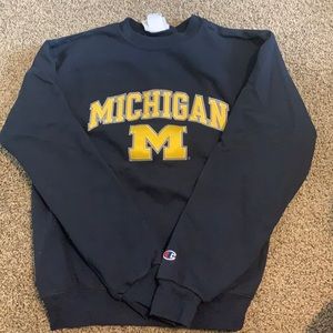 Champion navy blue Michigan sweater!